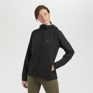 Outdoor Research Ferrosi Hoodie Damen Schwarz | Österreich-365IXYEHA