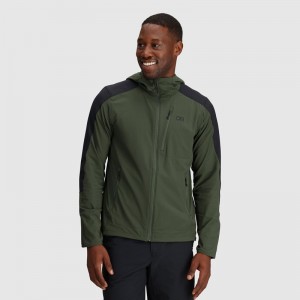 Outdoor Research Ferrosi Hoodie Jacken Herren Grün | Österreich-453ZYSWXF