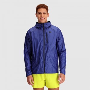 Outdoor Research Helium Wind Hoodie Jacken Herren Indigo | Österreich-016RKTQND