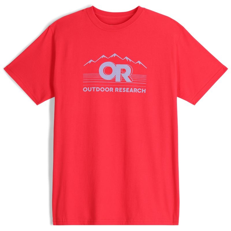 Outdoor Research Advocate Kurzes Sleeve T-shirts Herren Rot | Österreich-908LPHFVZ