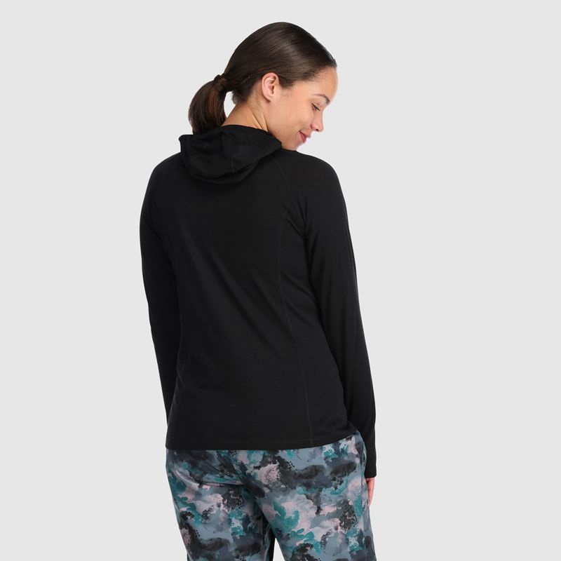 Outdoor Research Alpine Onset Merino 150 Hoodie Damen Schwarz | Österreich-029ASGPFE