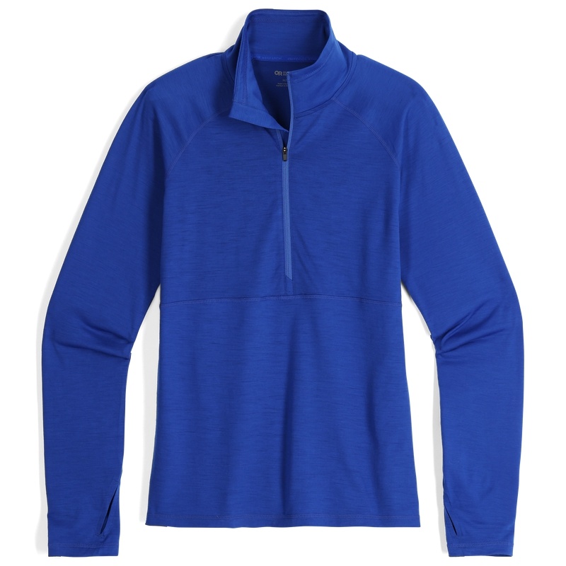 Outdoor Research Alpine Onset Merino Half Zip Funktionsshirt Damen Blau | Österreich-738ANBOTI