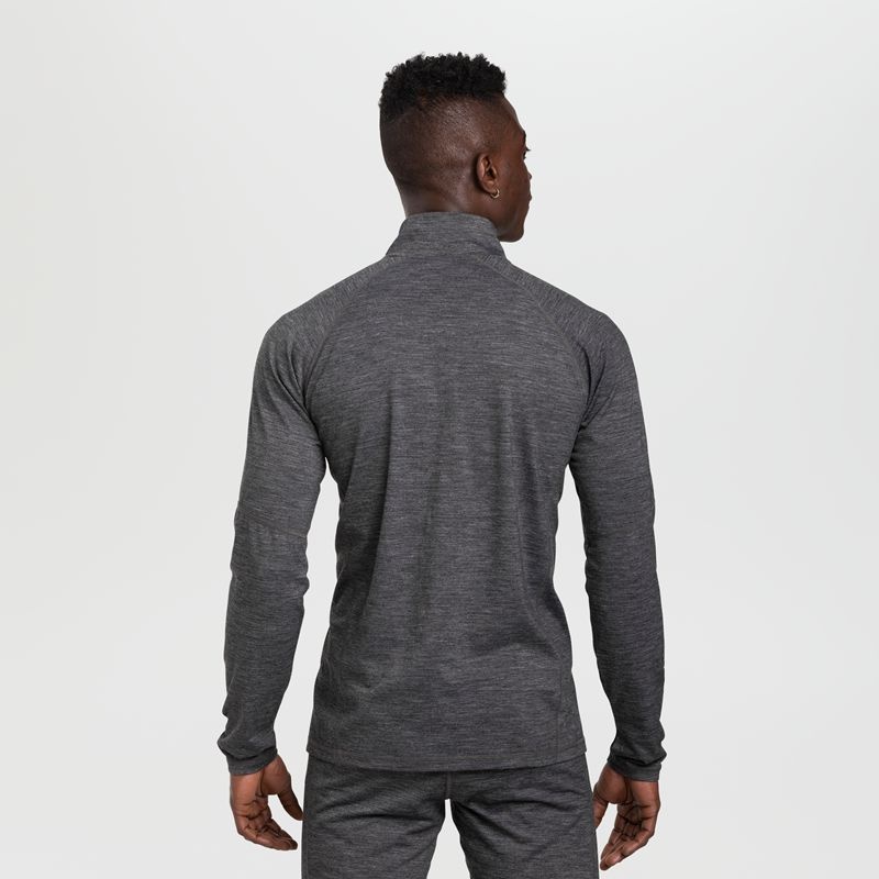 Outdoor Research Alpine Onset Merino Quarter Zip Funktionsshirt Herren Grau | Österreich-134PFTOLS
