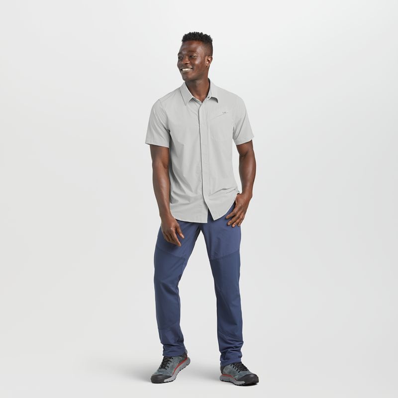 Outdoor Research Astroman Kurzes Sleeve Sun Hemd Herren Hellgrau | Österreich-431SXRQBK