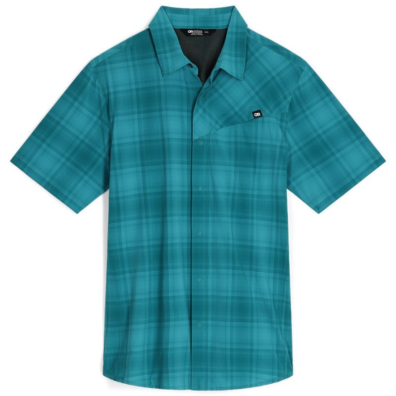 Outdoor Research Astroman Kurzes Sleeve Sun Hemd Herren Türkis | Österreich-584OELSGD