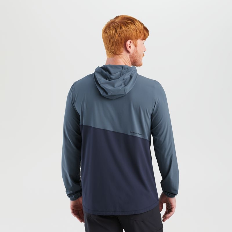Outdoor Research Astroman Sun Hoodie Herren Blau Navy | Österreich-068DTKQCZ
