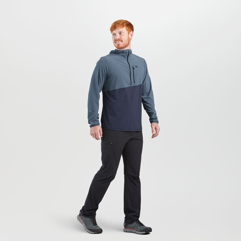 Outdoor Research Astroman Sun Hoodie Herren Blau Navy | Österreich-068DTKQCZ