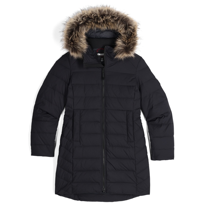 Outdoor Research Coze Lux Down Parka Damen Schwarz | Österreich-269FNDOGU