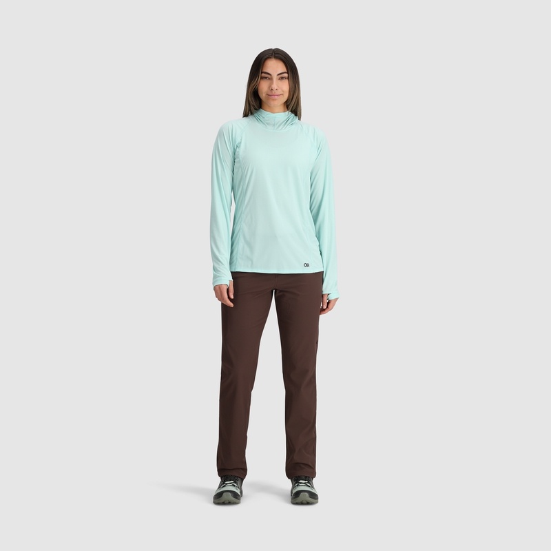 Outdoor Research Echo Hoodie Damen Helltürkis | Österreich-054DAQZKB
