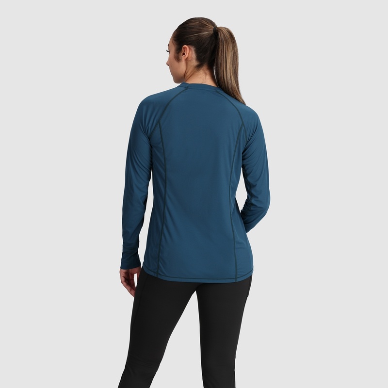 Outdoor Research Echo Long Sleeve T-shirts Damen Dunkelblau | Österreich-520JOTIQF