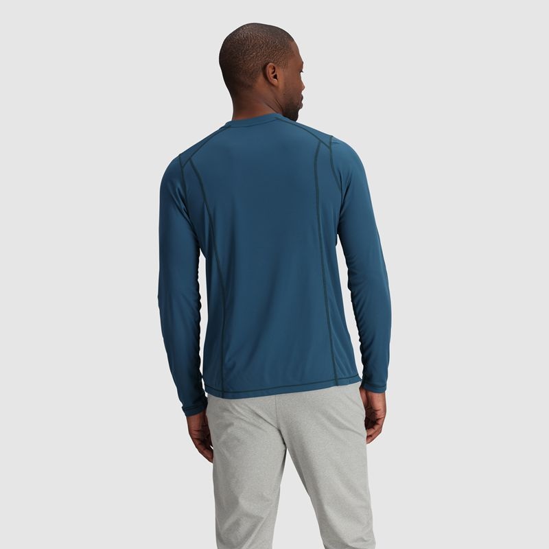 Outdoor Research Echo Long Sleeve T-shirts Herren Navy | Österreich-812TLSCDX