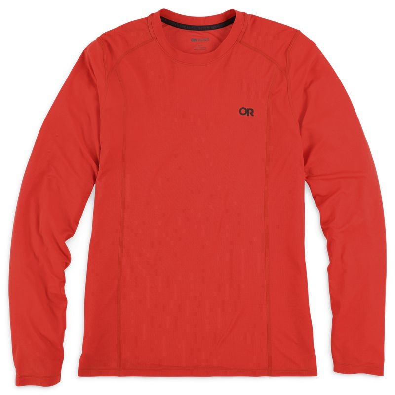 Outdoor Research Echo Long Sleeve T-shirts Herren Rot | Österreich-193ETWLJN