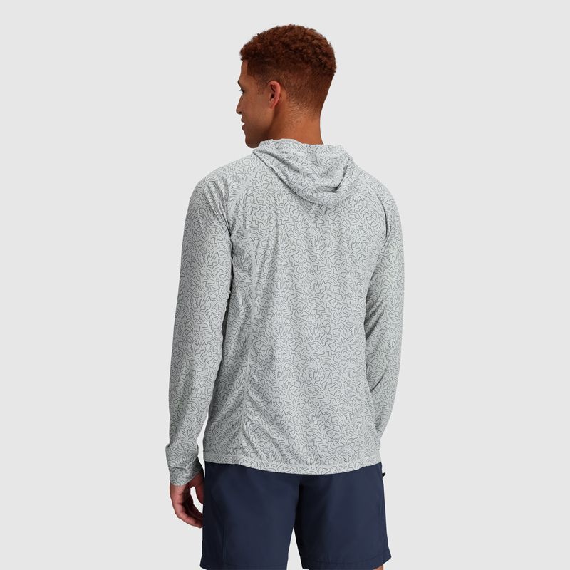 Outdoor Research Echo Printed Hoodie Herren Grau | Österreich-157DFIZQB