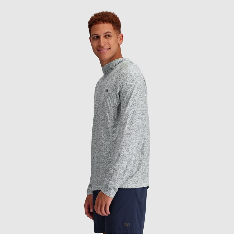 Outdoor Research Echo Printed Hoodie Herren Grau | Österreich-157DFIZQB