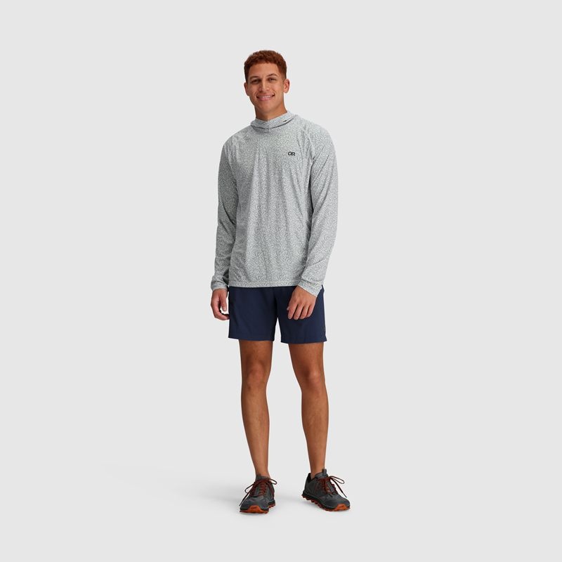 Outdoor Research Echo Printed Hoodie Herren Grau | Österreich-157DFIZQB