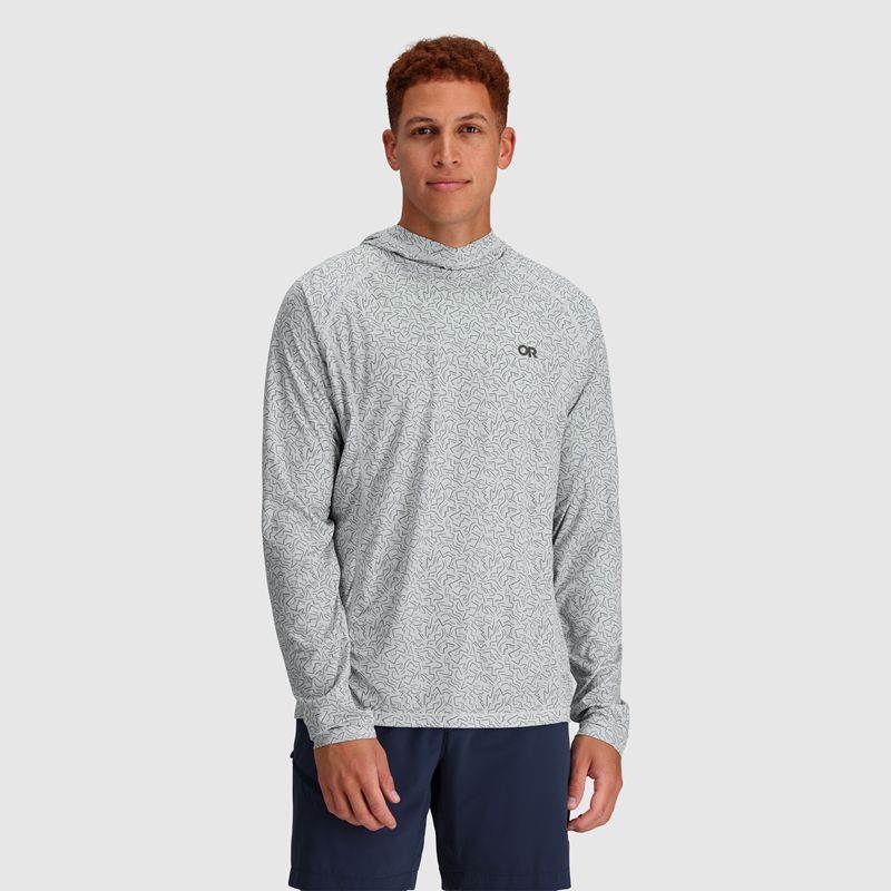 Outdoor Research Echo Printed Hoodie Herren Grau | Österreich-157DFIZQB