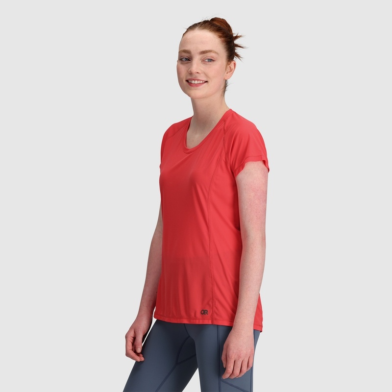 Outdoor Research Echo T-shirts Damen Rot | Österreich-231QFMBIZ