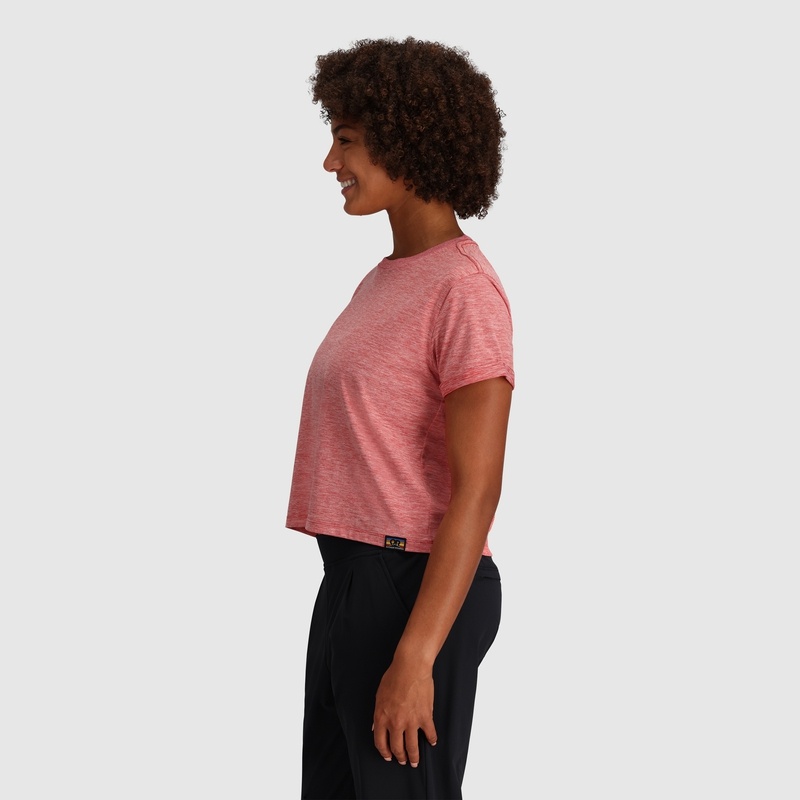 Outdoor Research Essential Boxy T-shirts Damen Koralle | Österreich-056XGFRDW