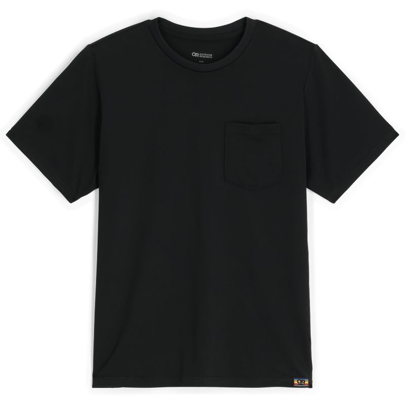 Outdoor Research Essential Pocket T-shirts Herren Schwarz | Österreich-435UMJPSY