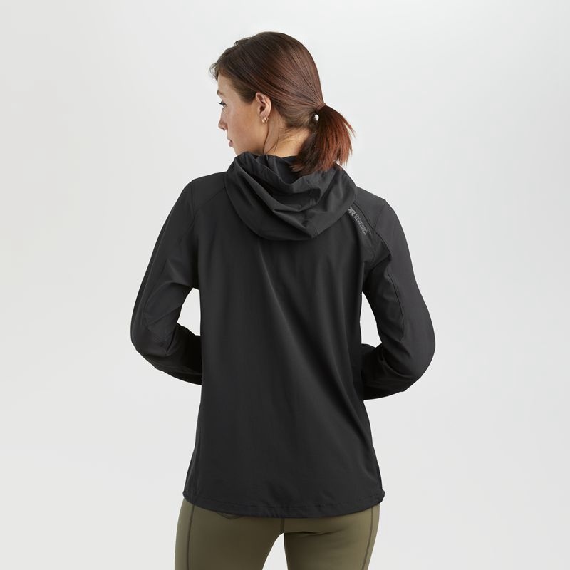 Outdoor Research Ferrosi Hoodie Damen Schwarz | Österreich-365IXYEHA