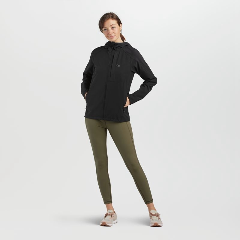 Outdoor Research Ferrosi Hoodie Damen Schwarz | Österreich-365IXYEHA