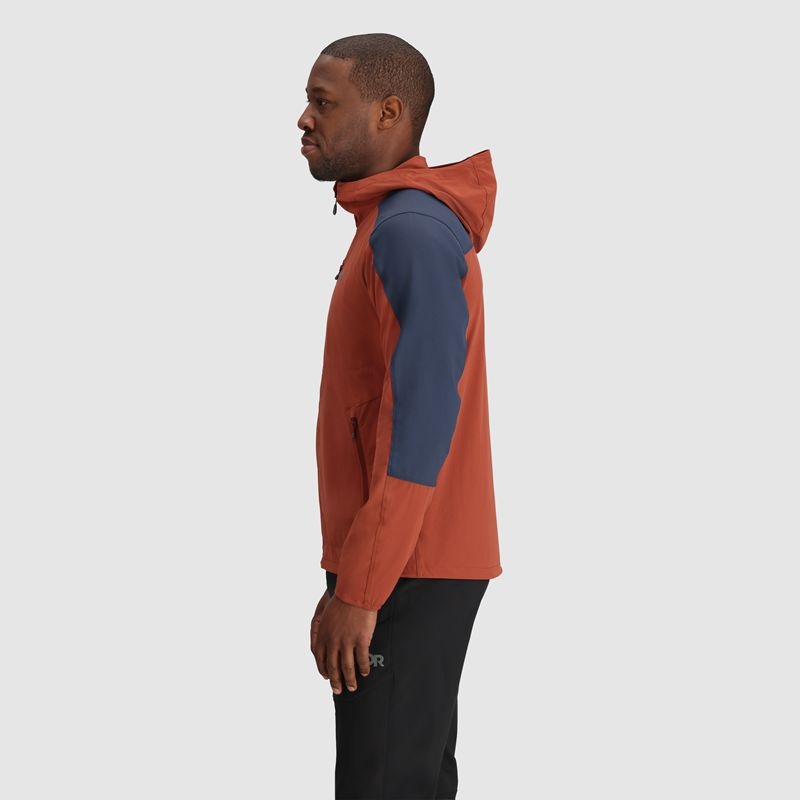 Outdoor Research Ferrosi Hoodie Jacken Herren Dunkelorange Dunkelblau | Österreich-432LUGXDP