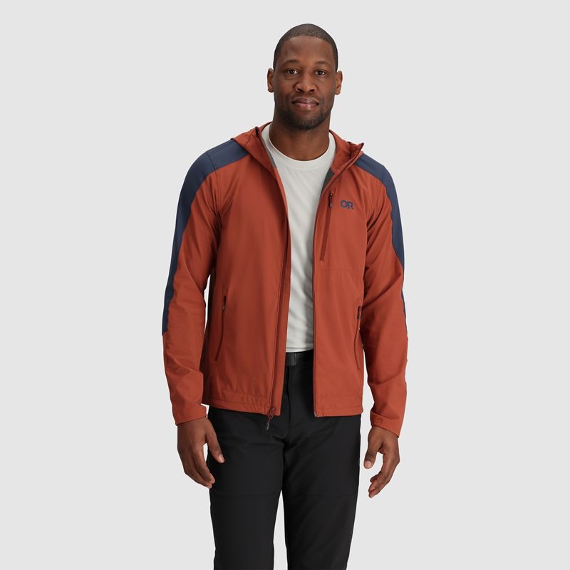 Outdoor Research Ferrosi Hoodie Jacken Herren Dunkelorange Dunkelblau | Österreich-432LUGXDP
