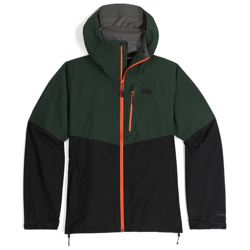 Outdoor Research Foray II GORE-TEX® Regenjacke Herren Grün Schwarz | Österreich-741BMUFPX