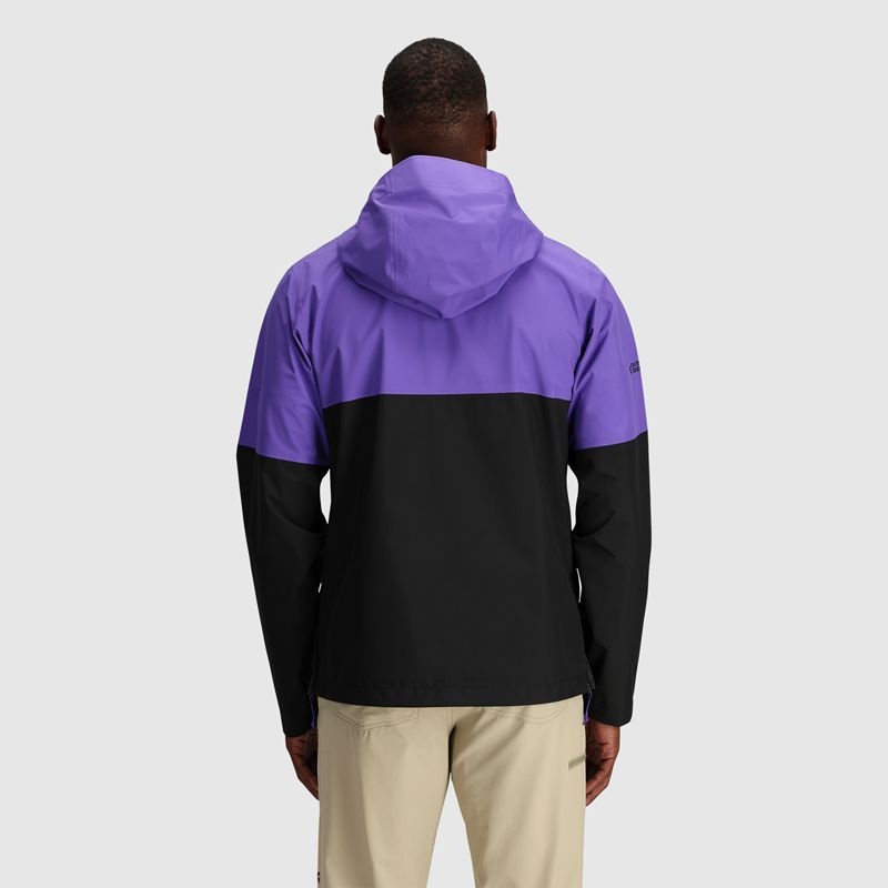 Outdoor Research Foray II GORE-TEX® Regenjacke Herren Lila Schwarz | Österreich-795JLNGCY