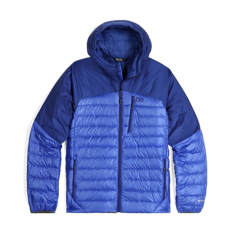 Outdoor Research Helium Down Hoodie Daunenjacke Herren Blau Dunkelblau | Österreich-254ETAGYX