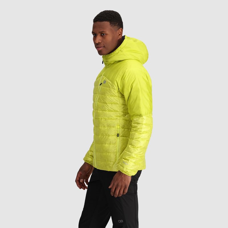 Outdoor Research Helium Down Hoodie Daunenjacke Herren Hellgrün | Österreich-250YFVZCO