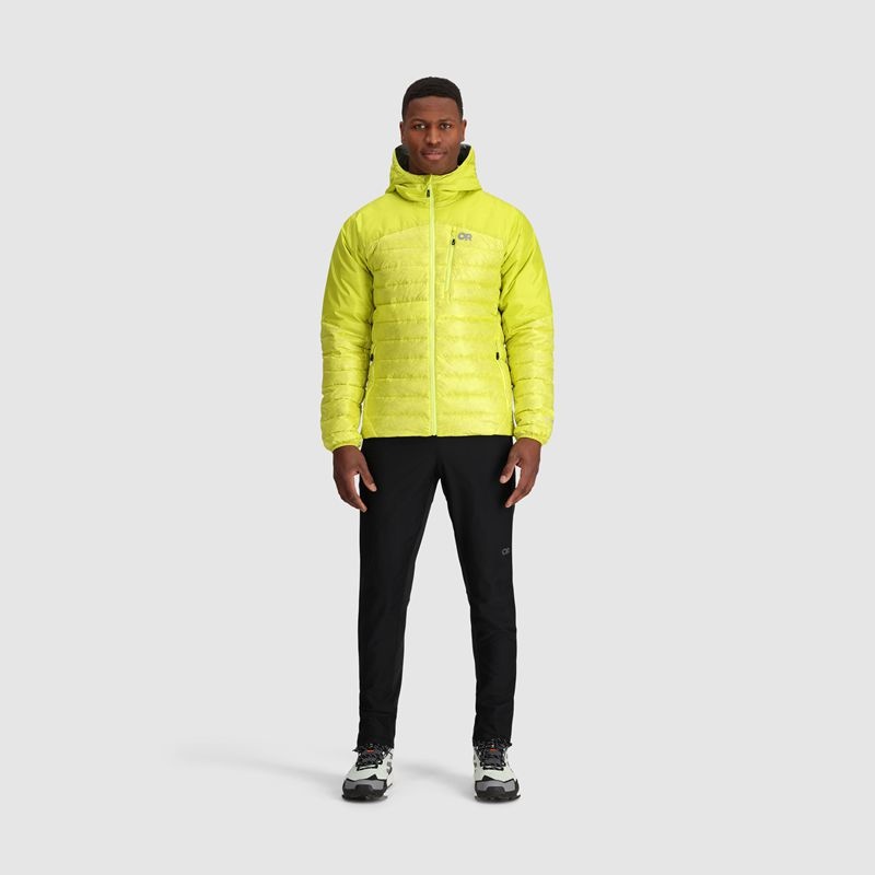 Outdoor Research Helium Down Hoodie Daunenjacke Herren Hellgrün | Österreich-250YFVZCO