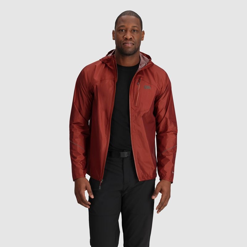 Outdoor Research Helium Regenjacke Herren Dunkelrot | Österreich-976GYUEPI