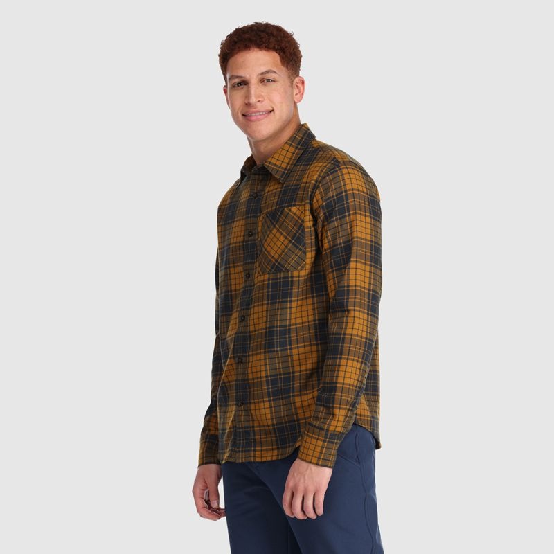 Outdoor Research Kulshan Flannel Hemd Herren Gelb Schwarz | Österreich-203ZSTLKQ