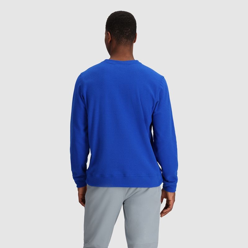 Outdoor Research Mega Trail Mix Crew Fleece Herren Blau | Österreich-208GEJKVR