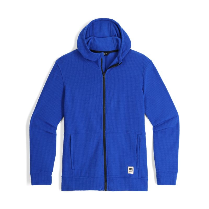 Outdoor Research Mega Trail Mix Fleece Full Zip Hoodie Herren Blau | Österreich-748KBOEDJ