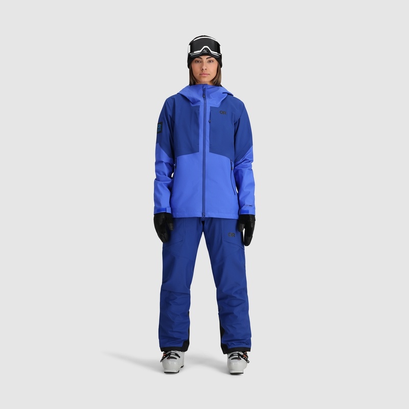 Outdoor Research Skytour AscentShell Skijacke Damen Blau | Österreich-612CJMDSA