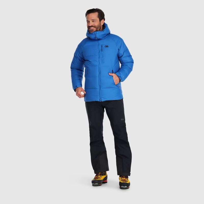 Outdoor Research Super Alpine Down Parka Herren Hellblau | Österreich-183LWXFAY
