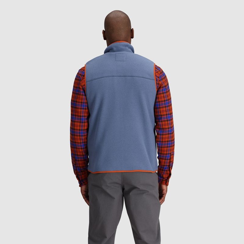 Outdoor Research Tokeland Fleece Weste Herren Hellblau Rot | Österreich-329ZHQJIE