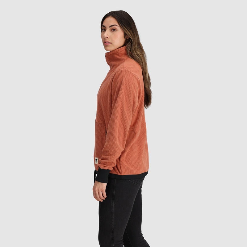 Outdoor Research Trail Mix Quarter Zip Pullover Damen Orange | Österreich-031FGXURQ