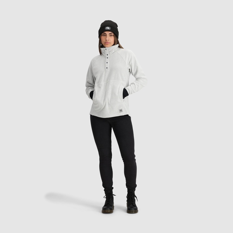 Outdoor Research Trail Mix Snap Pullover Damen Weiß | Österreich-610ZVTKAH