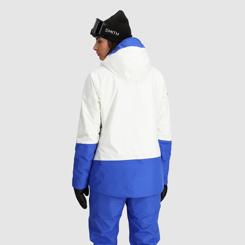 Outdoor Research Tungsten II Skijacke Damen Weiß Blau | Österreich-175VHUWIS
