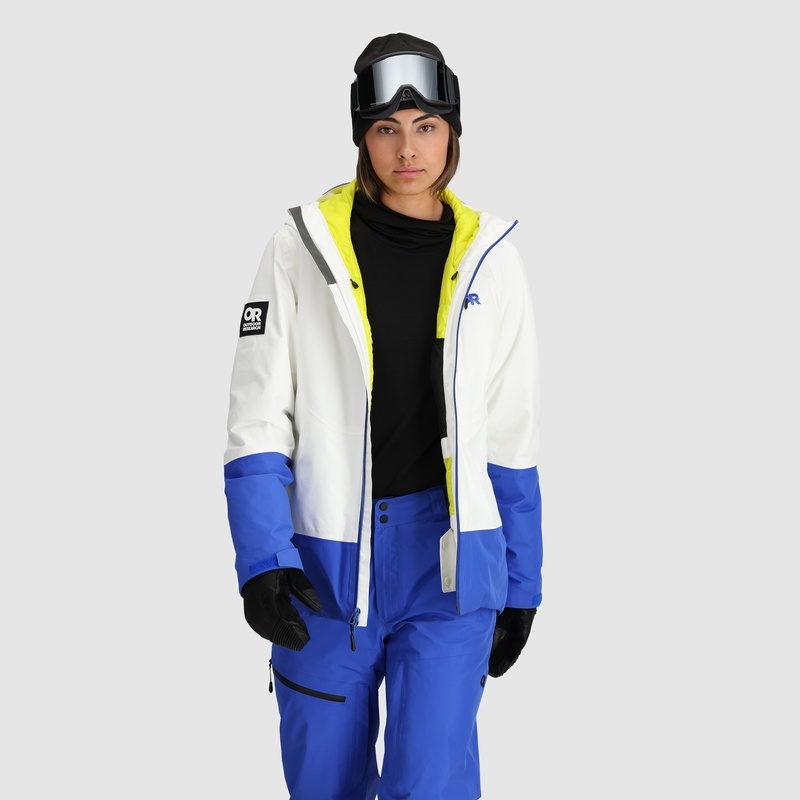 Outdoor Research Tungsten II Skijacke Damen Weiß Blau | Österreich-175VHUWIS