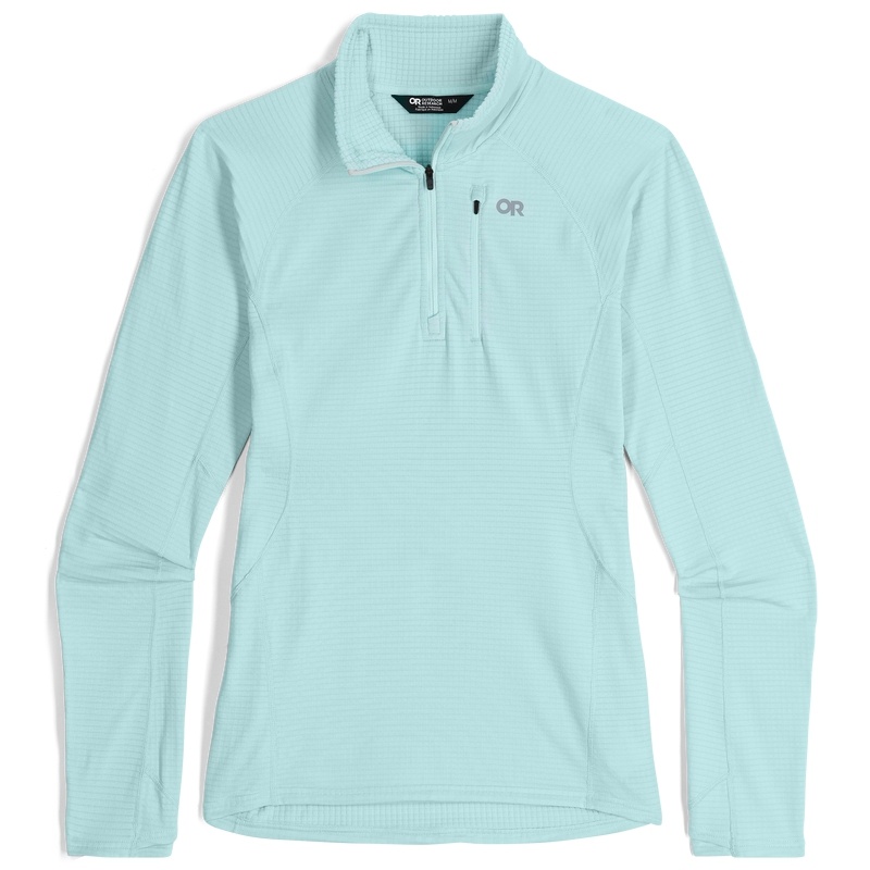 Outdoor Research Vigor Grid Quarter Zip Fleece Damen Helltürkis | Österreich-021OHBXKL